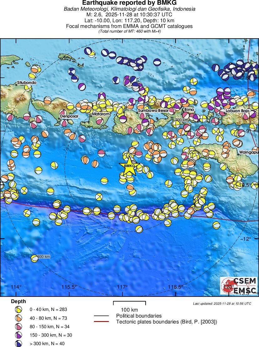 Regional moment Tensor