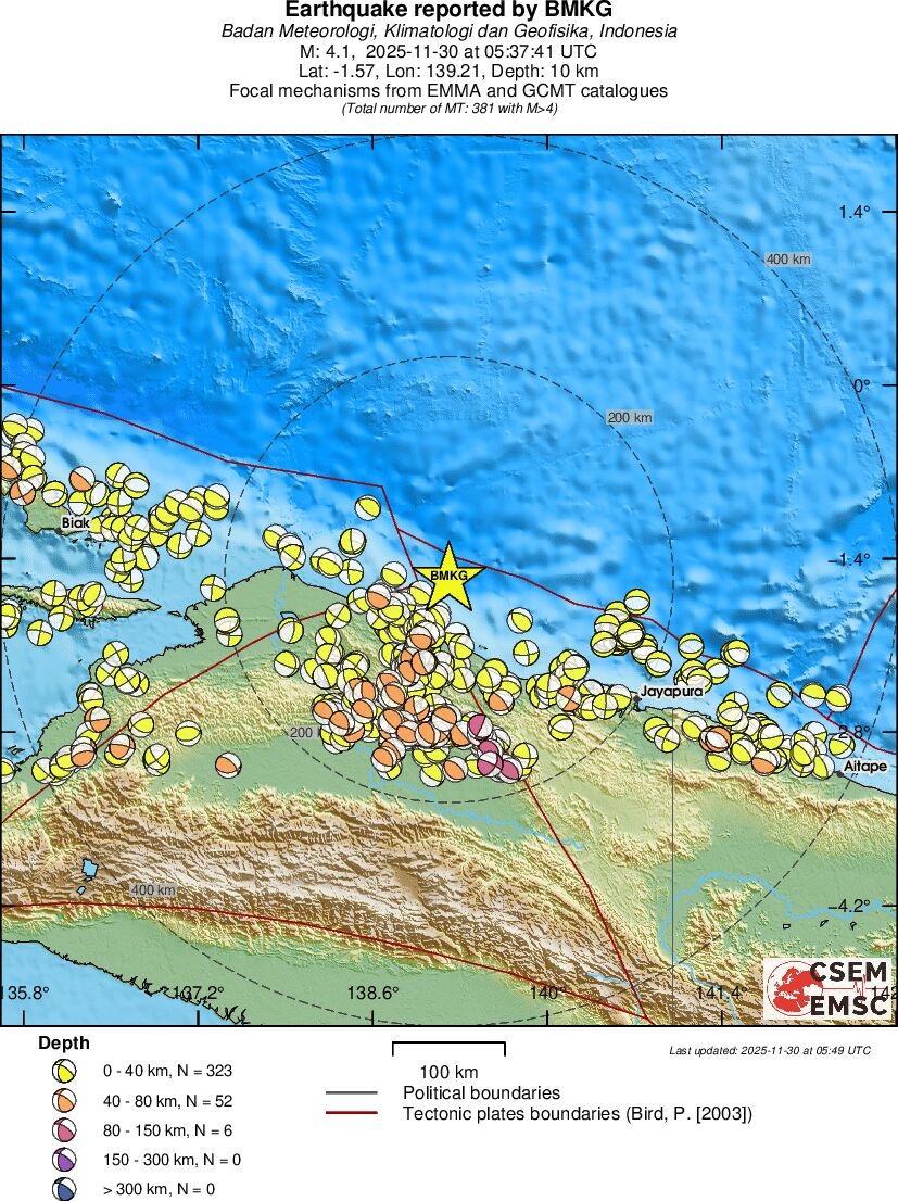 Regional moment Tensor