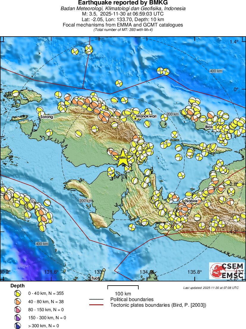 Regional moment Tensor