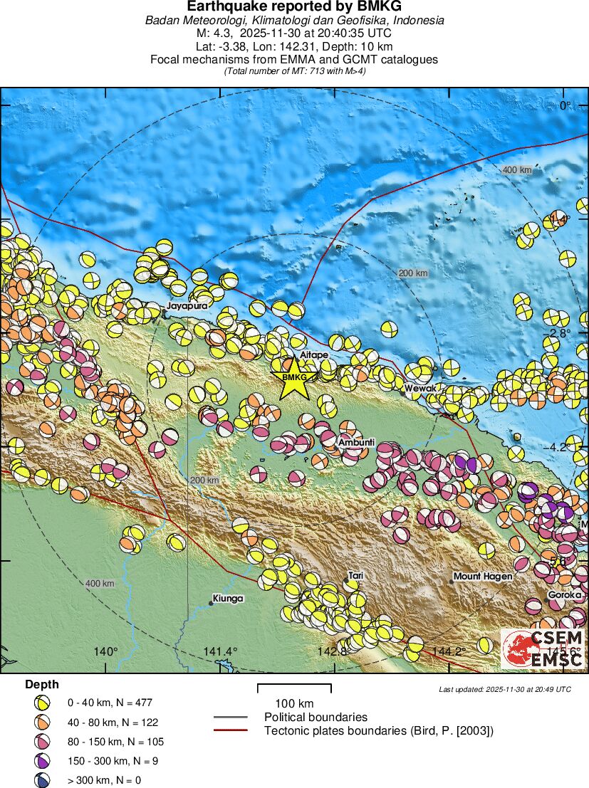 Regional moment Tensor