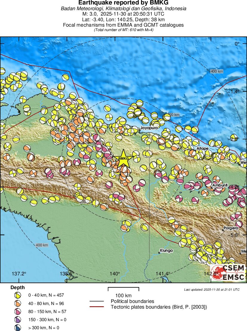 Regional moment Tensor