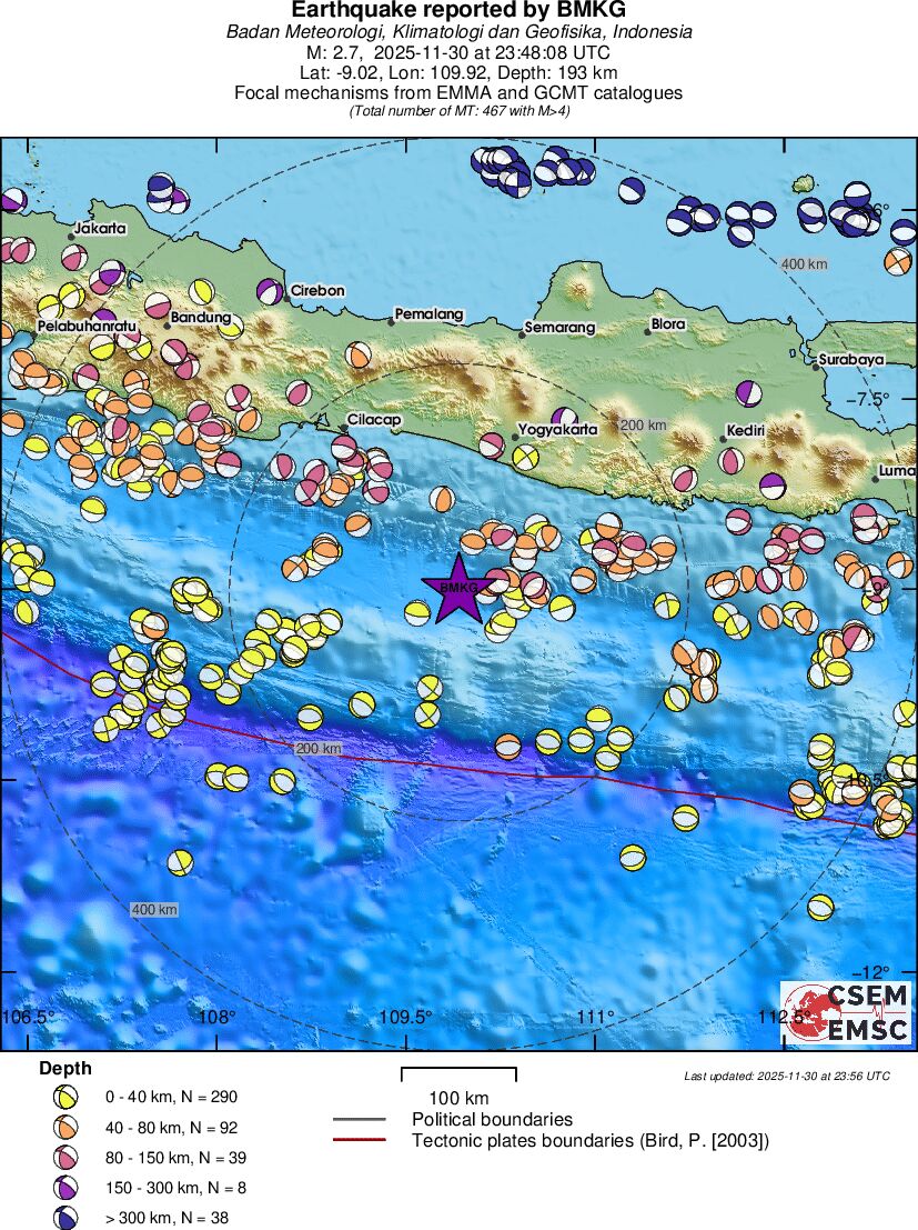Regional moment Tensor