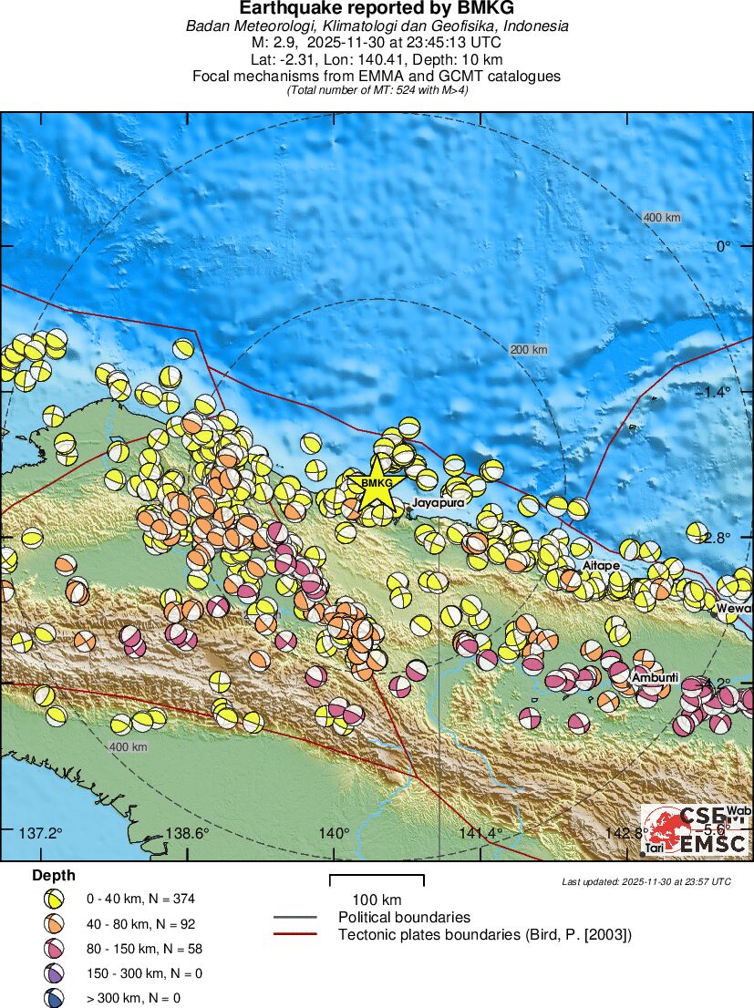 Regional moment Tensor
