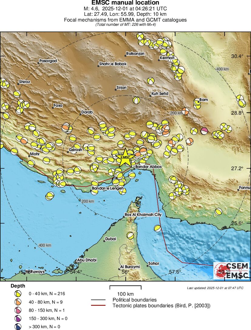 Regional moment Tensor