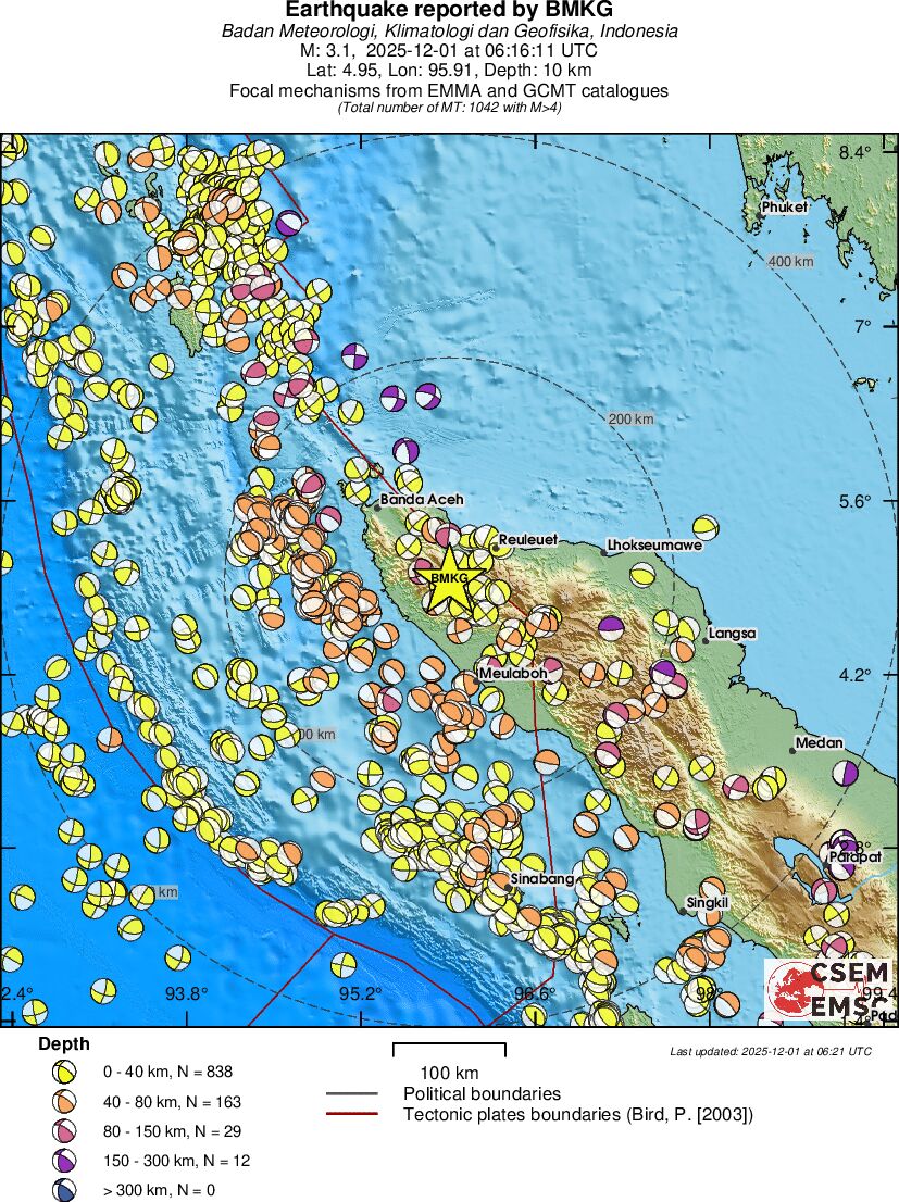 Regional moment Tensor