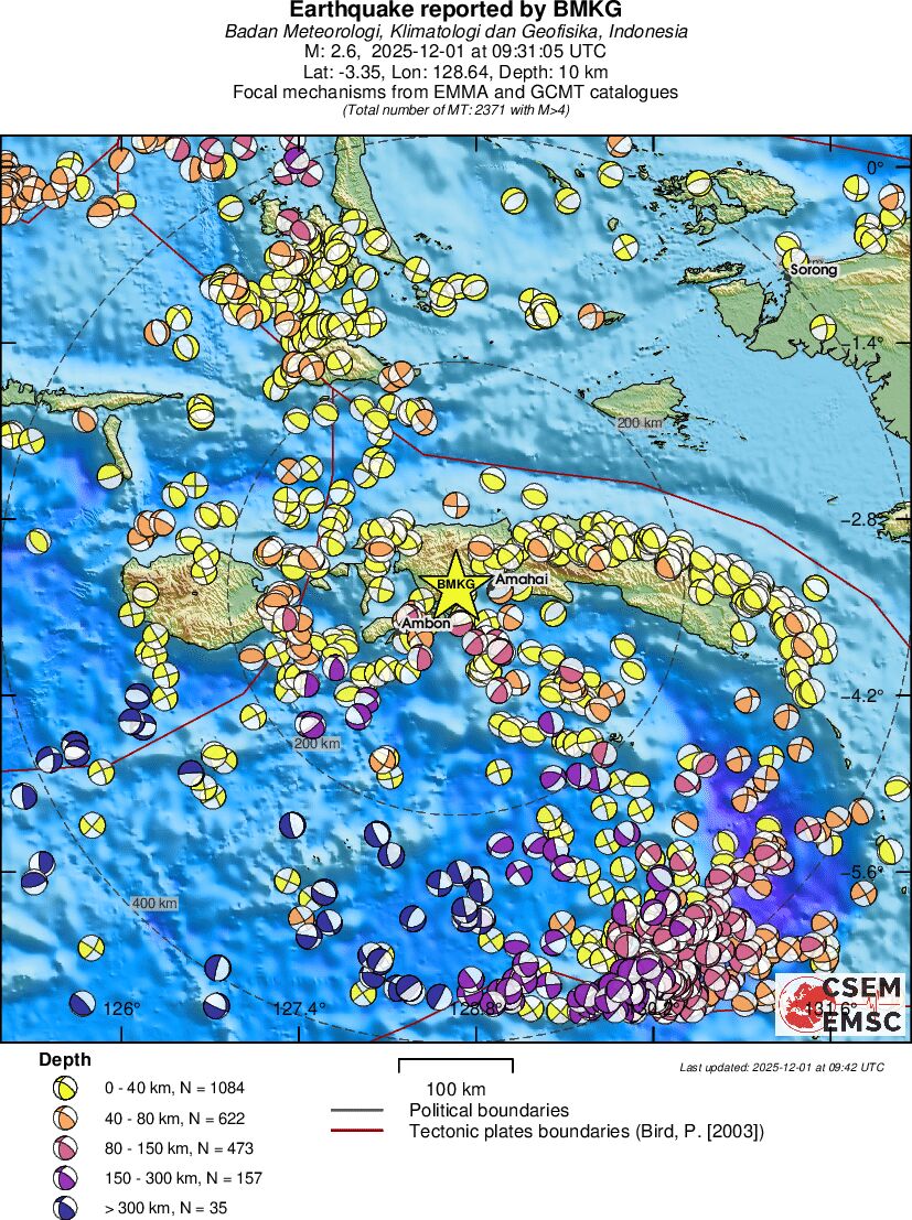 Regional moment Tensor