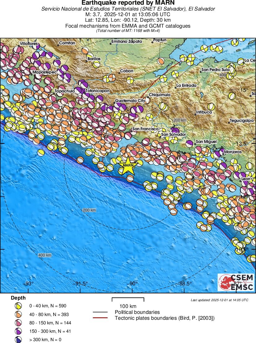 Regional moment Tensor