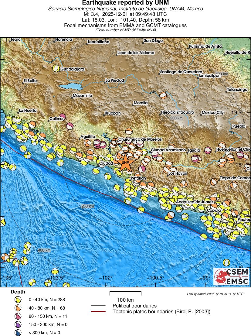 Regional moment Tensor