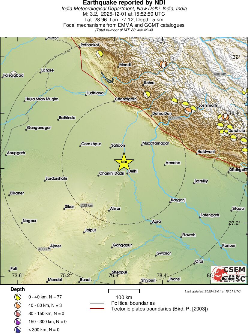Regional moment Tensor