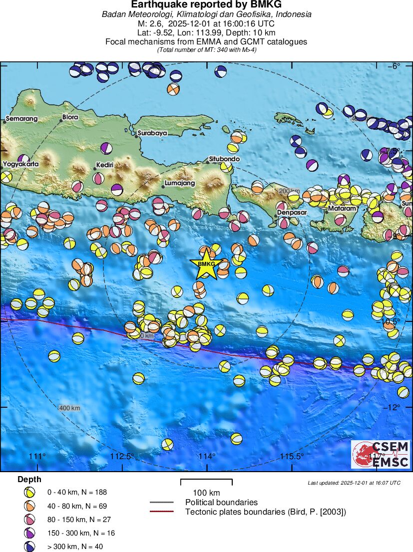 Regional moment Tensor