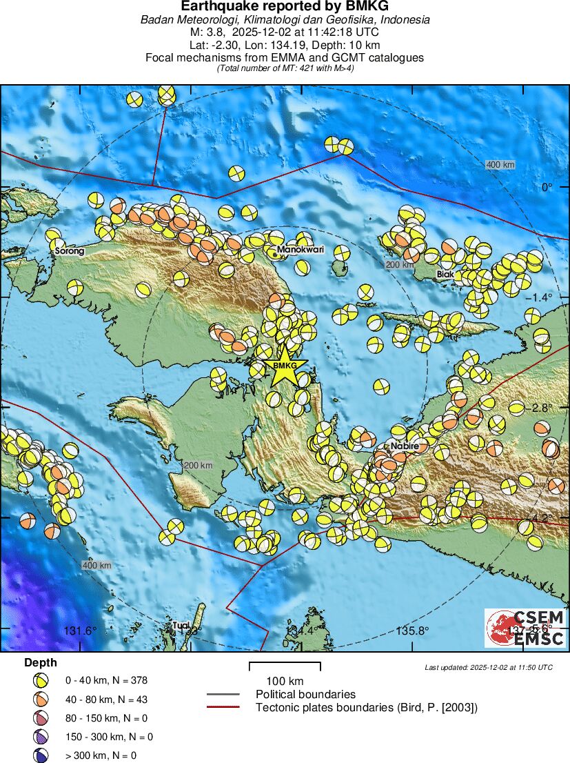 Regional moment Tensor