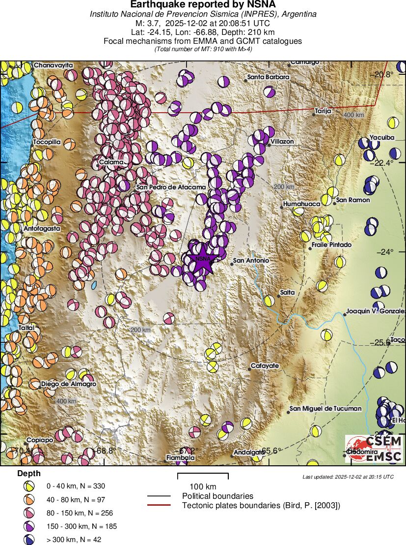 Regional moment Tensor