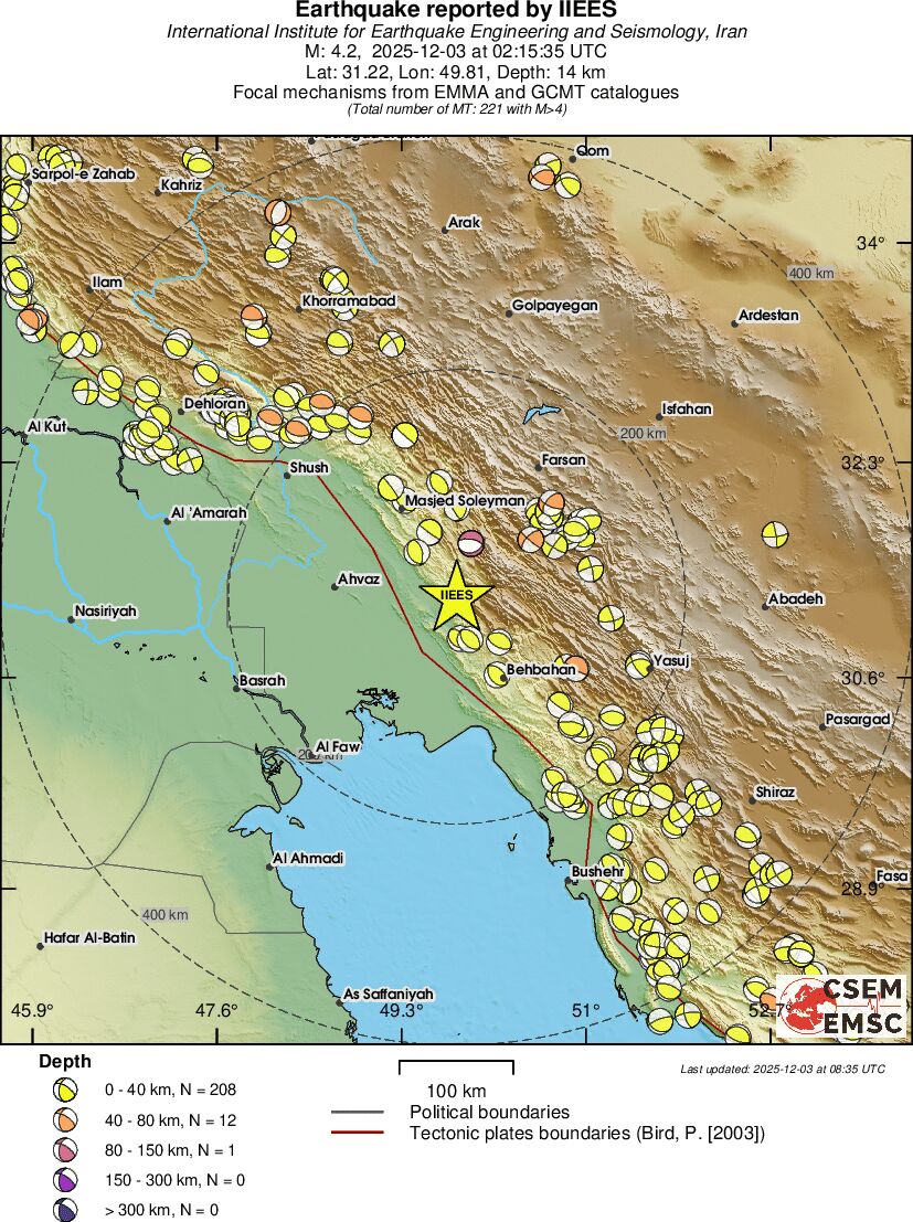 Regional moment Tensor