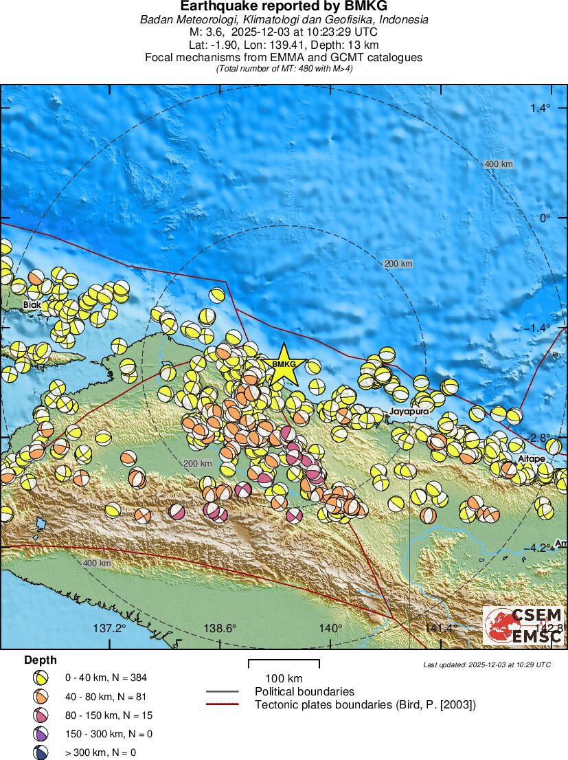 Regional moment Tensor