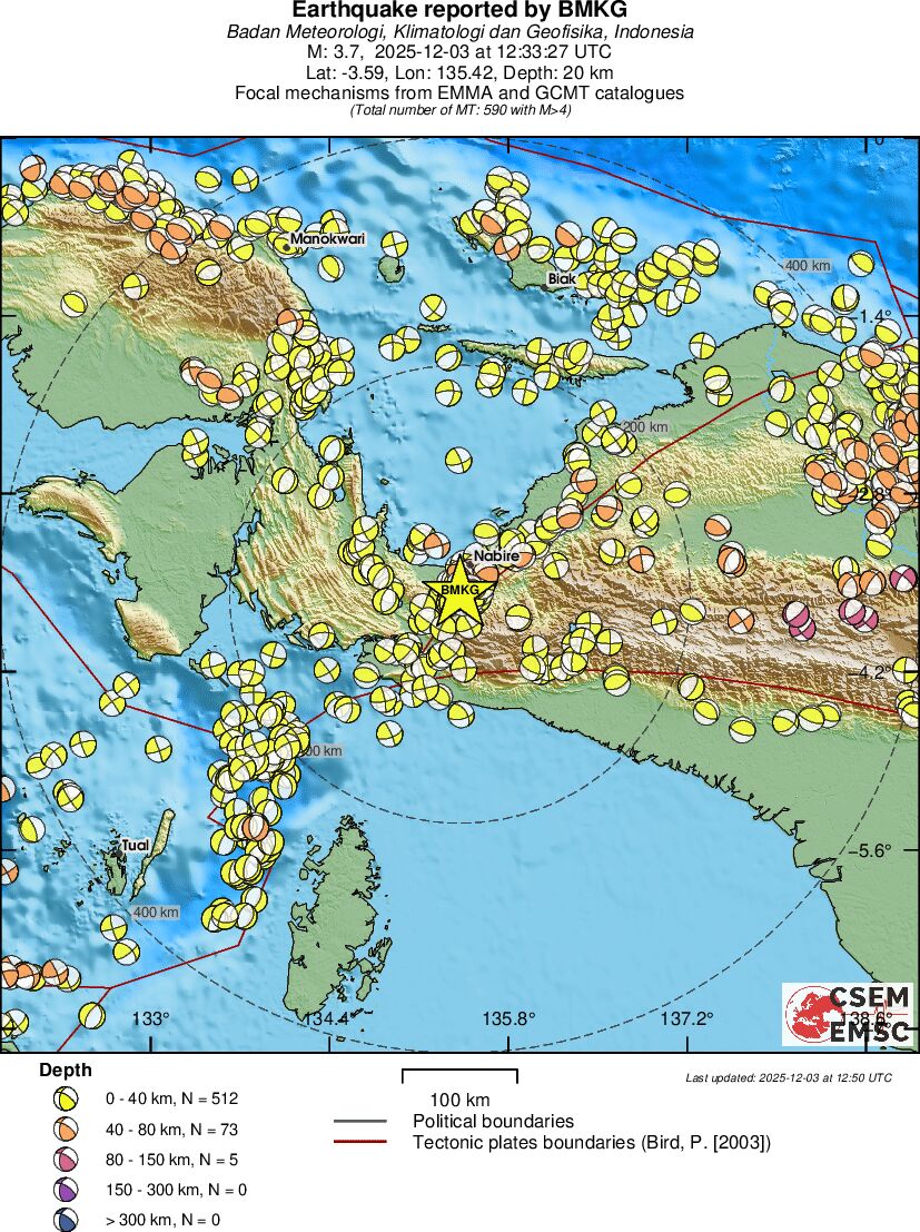 Regional moment Tensor