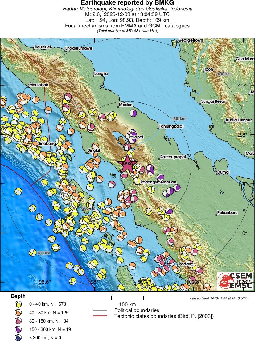 Regional moment Tensor