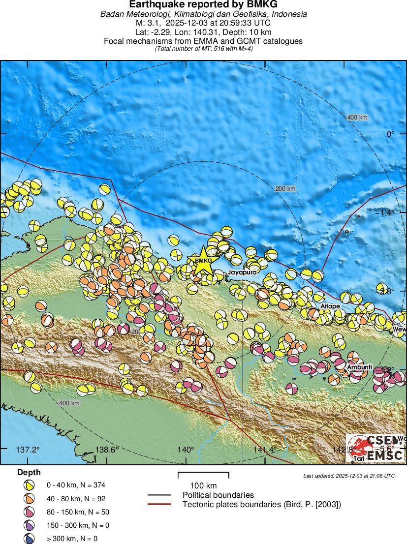 Regional moment Tensor