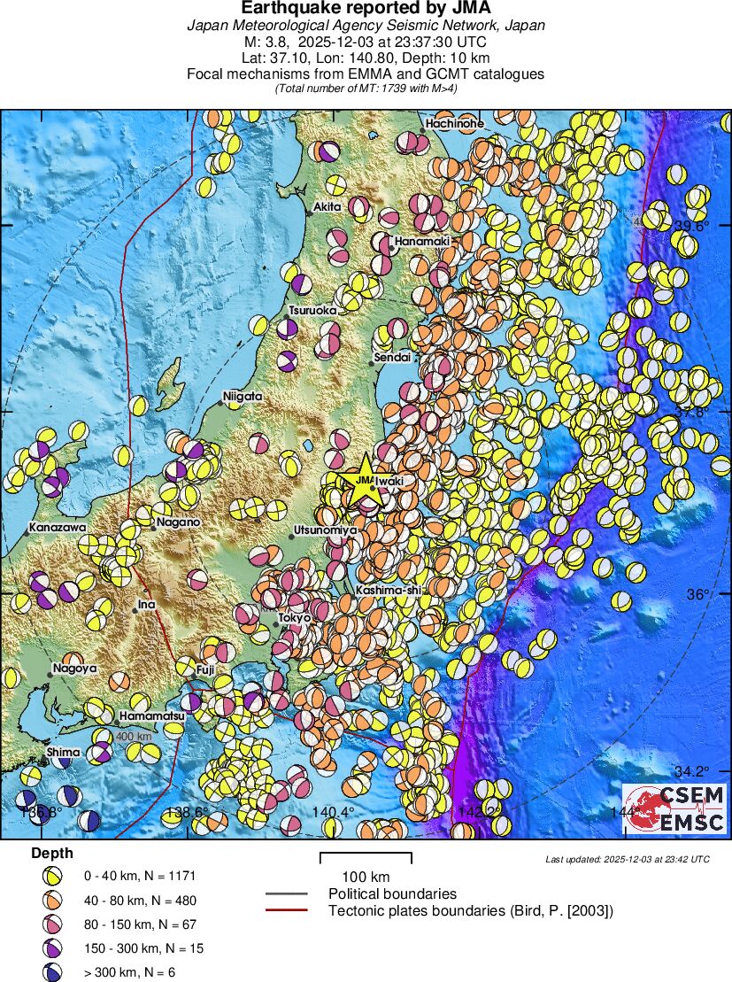 Regional moment Tensor