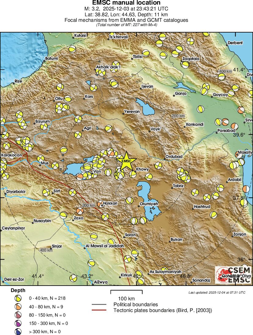 Regional moment Tensor