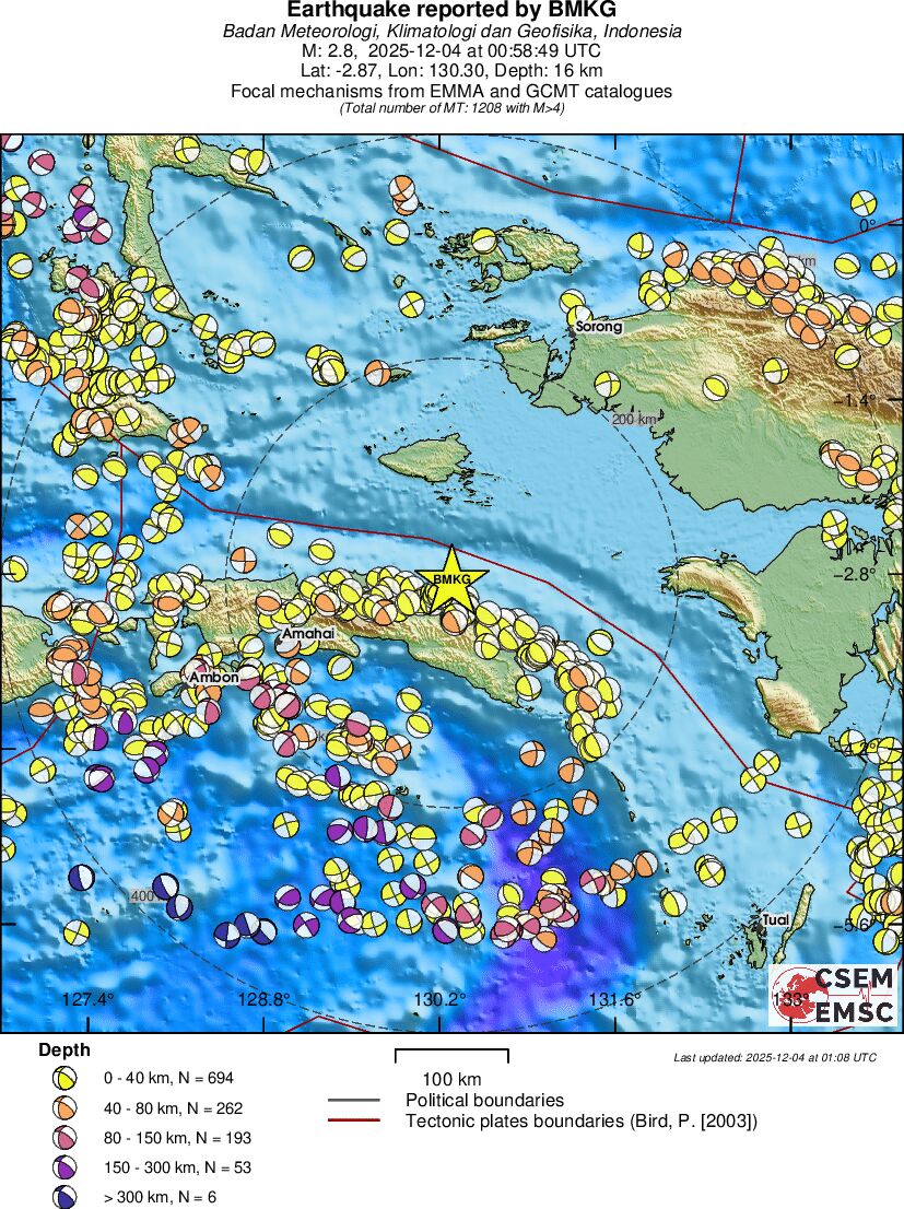 Regional moment Tensor