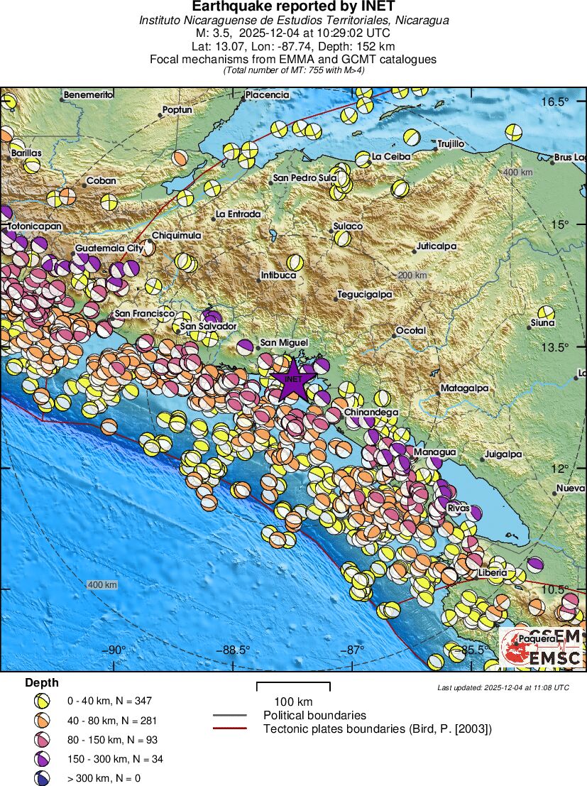 Regional moment Tensor