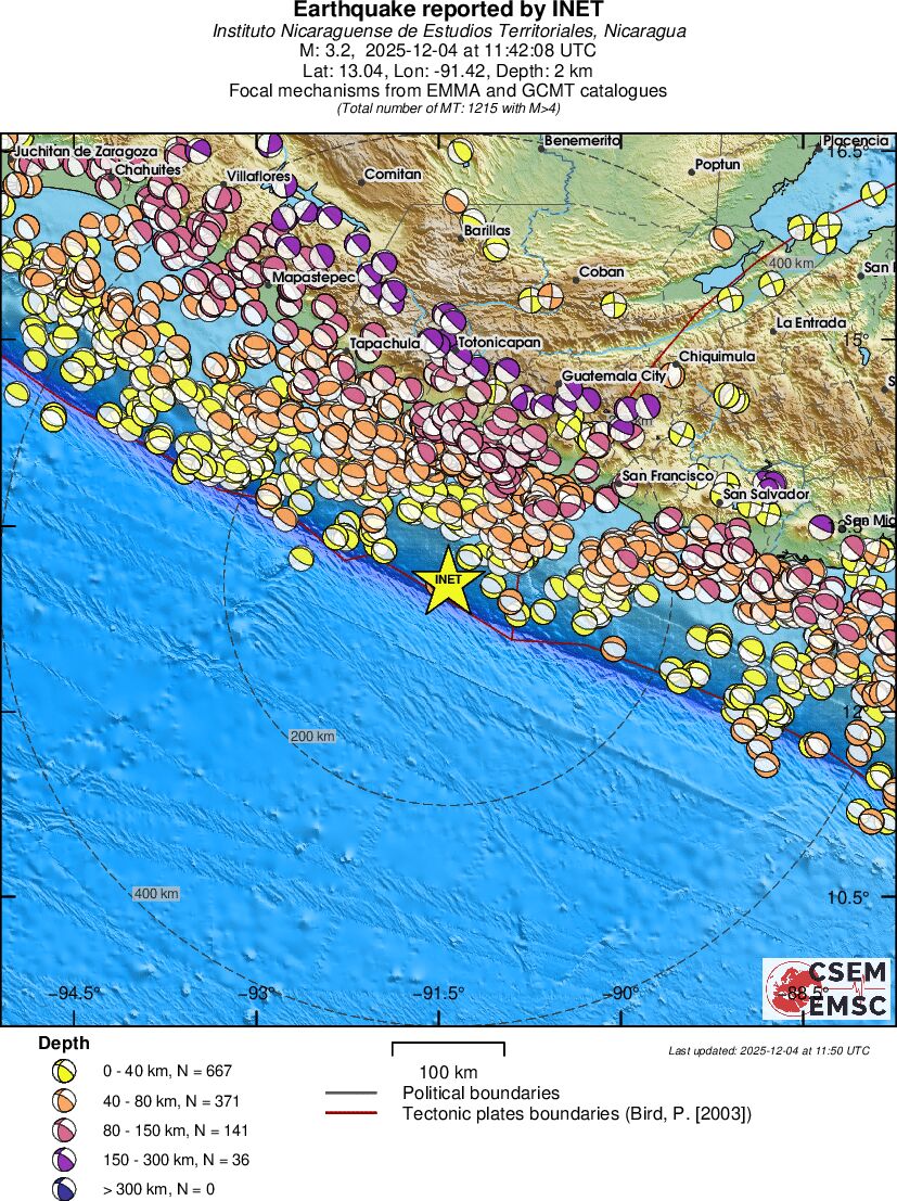 Regional moment Tensor