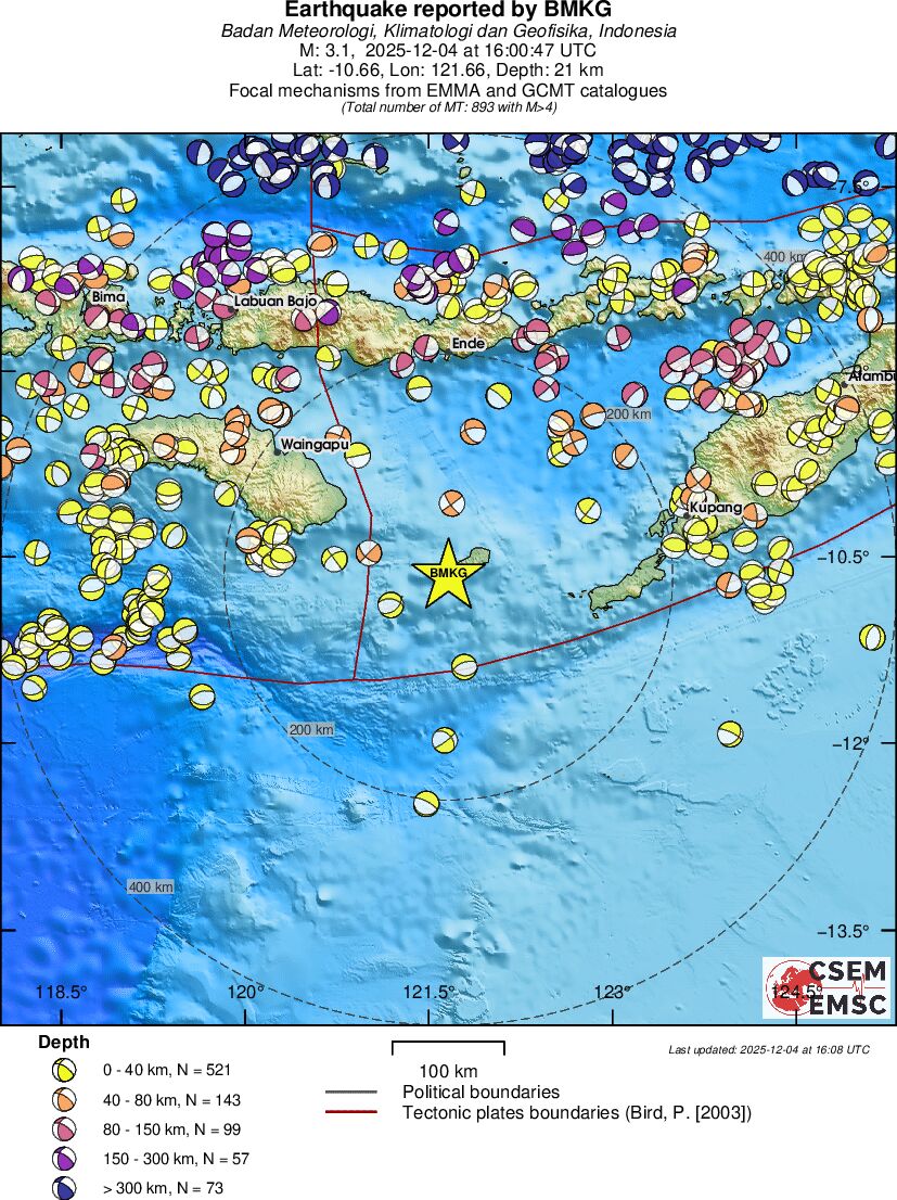 Regional moment Tensor