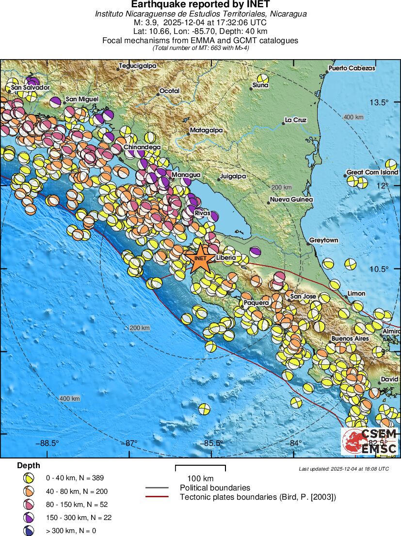Regional moment Tensor