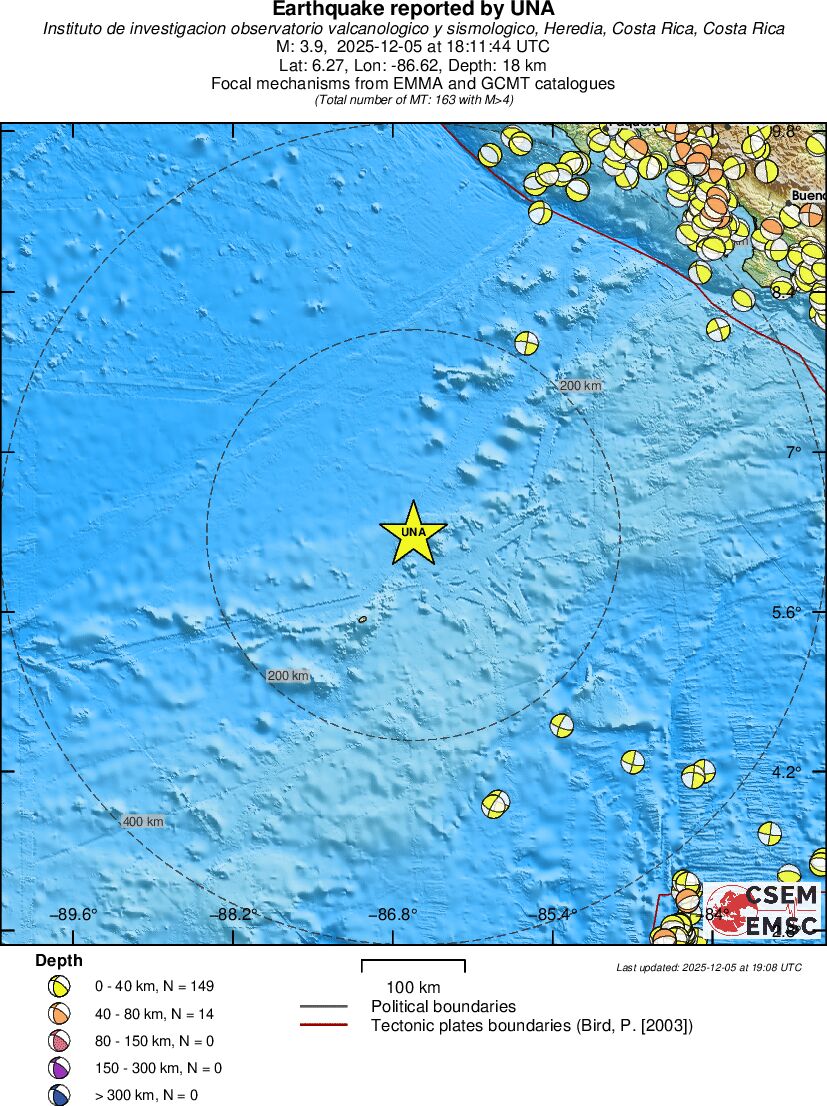 Regional moment Tensor