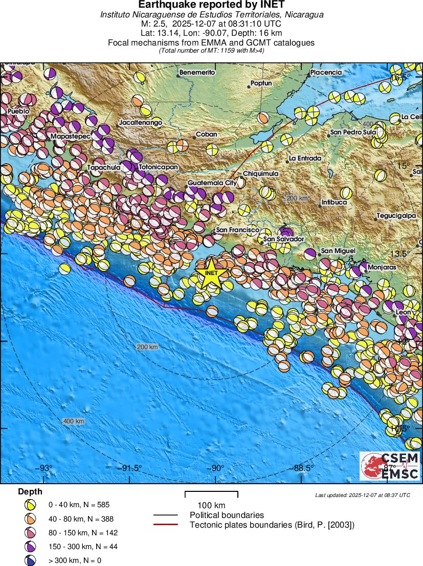 Regional moment Tensor