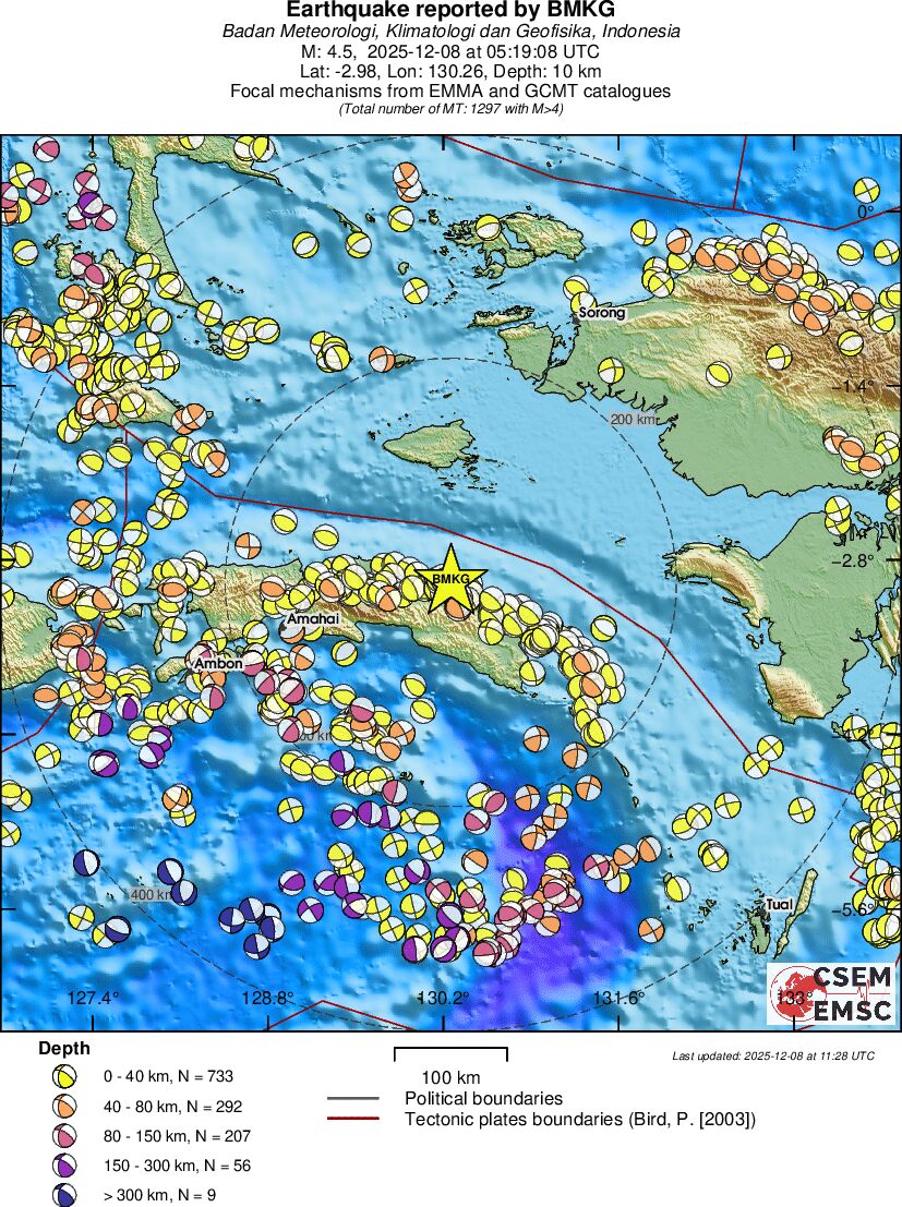 Regional moment Tensor