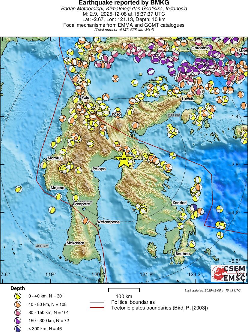 Regional moment Tensor
