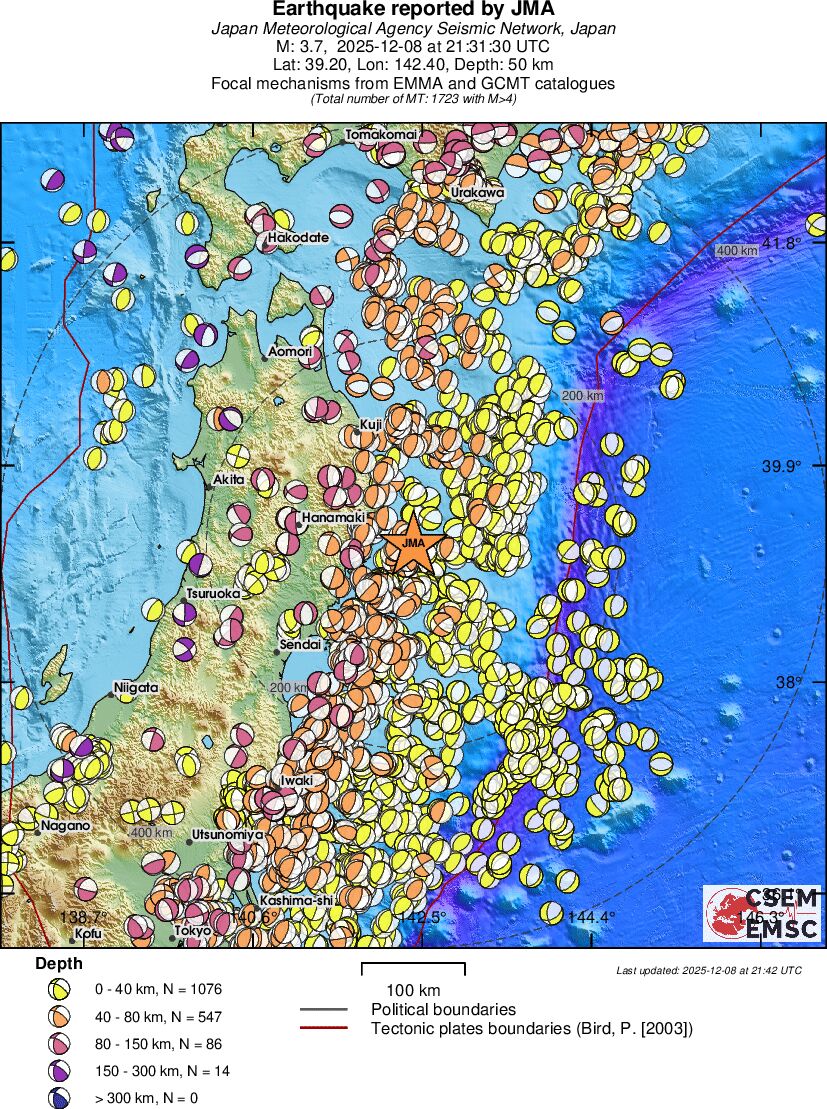 Regional moment Tensor