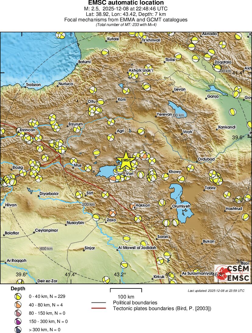 Regional moment Tensor