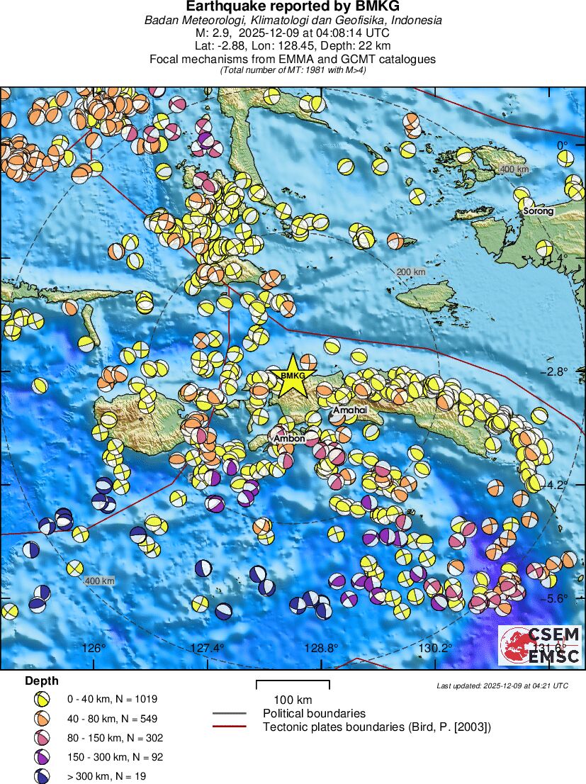 Regional moment Tensor