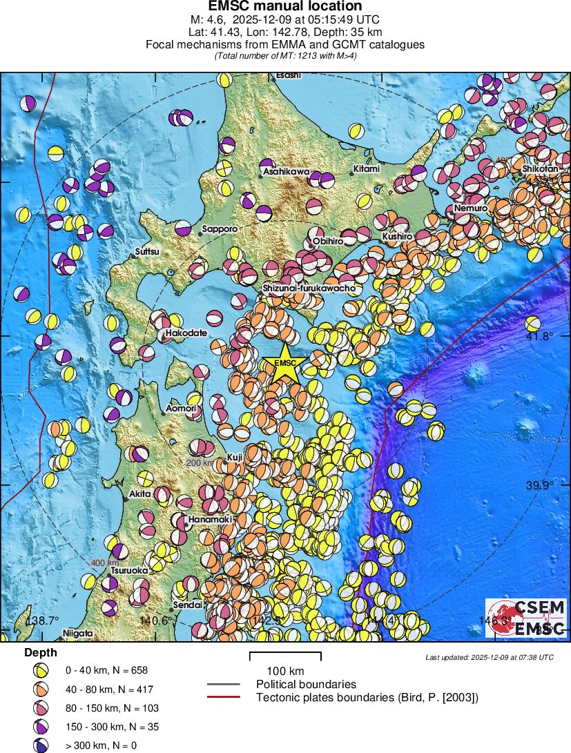 Regional moment Tensor