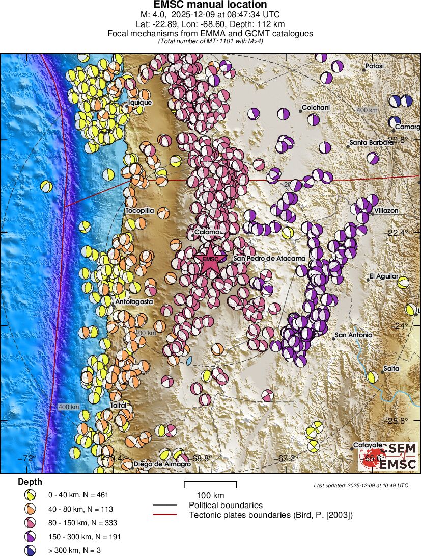 Regional moment Tensor