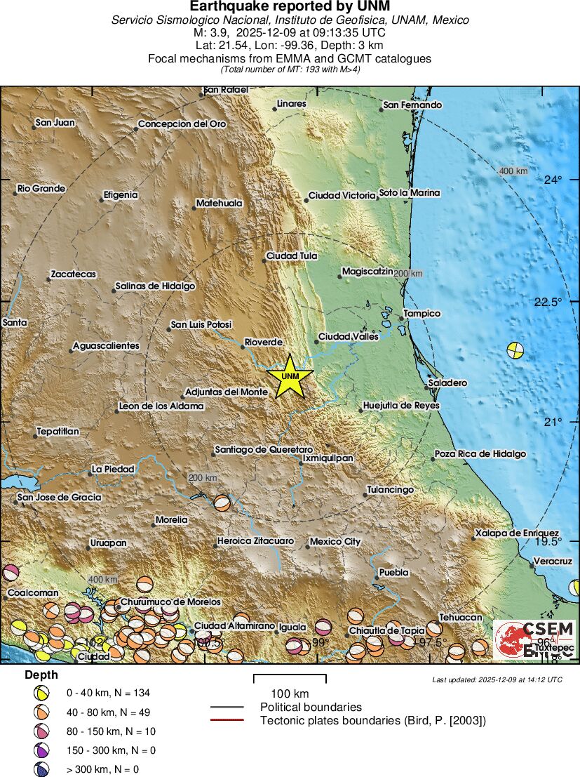 Regional moment Tensor