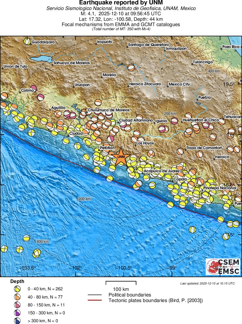Regional moment Tensor