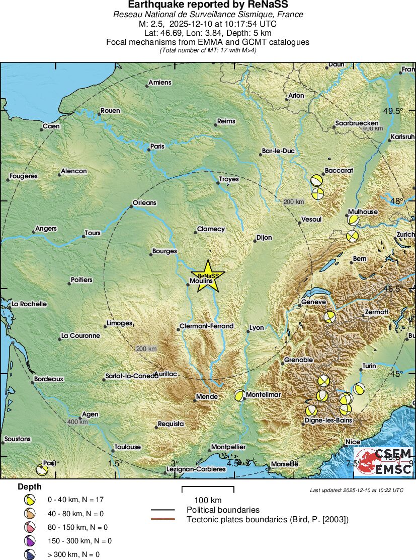 Regional moment Tensor