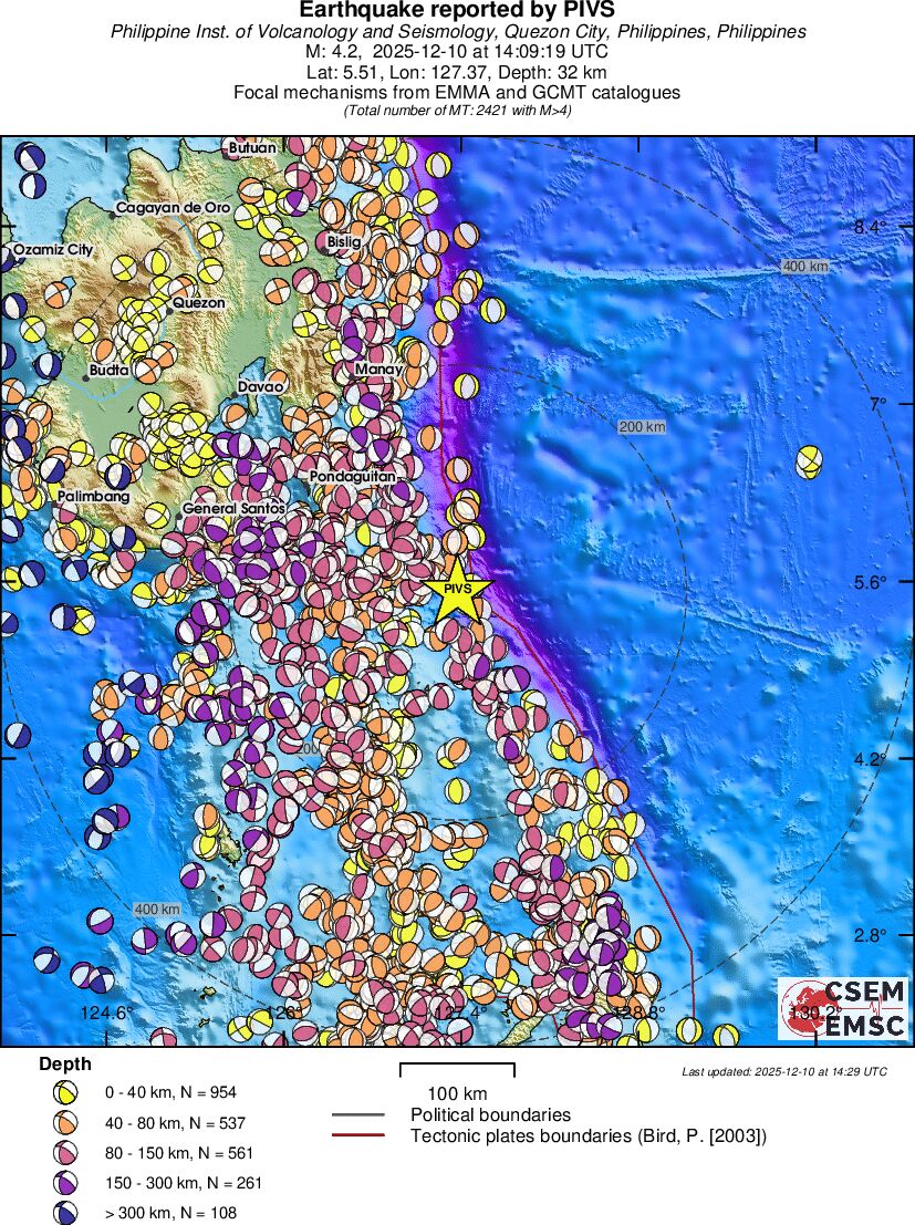 Regional moment Tensor