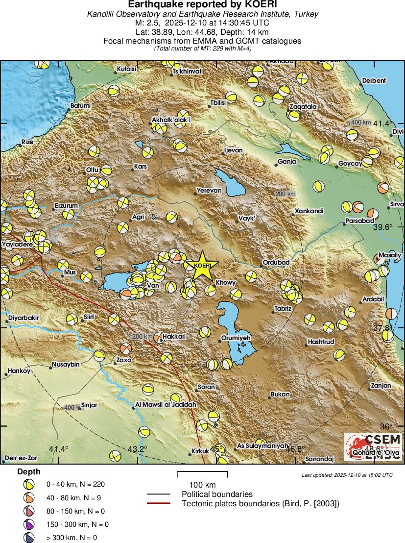 Regional moment Tensor