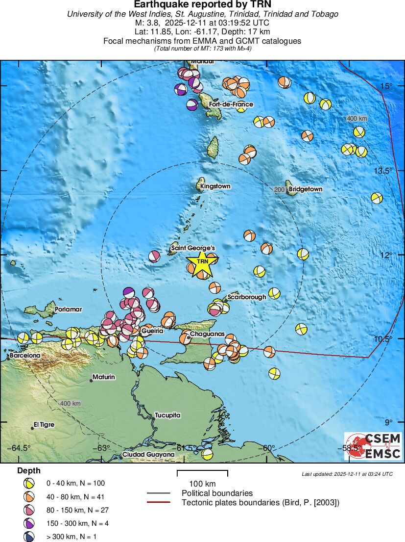 Regional moment Tensor