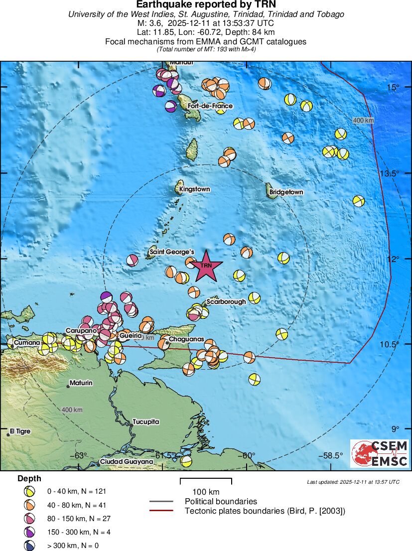 Regional moment Tensor