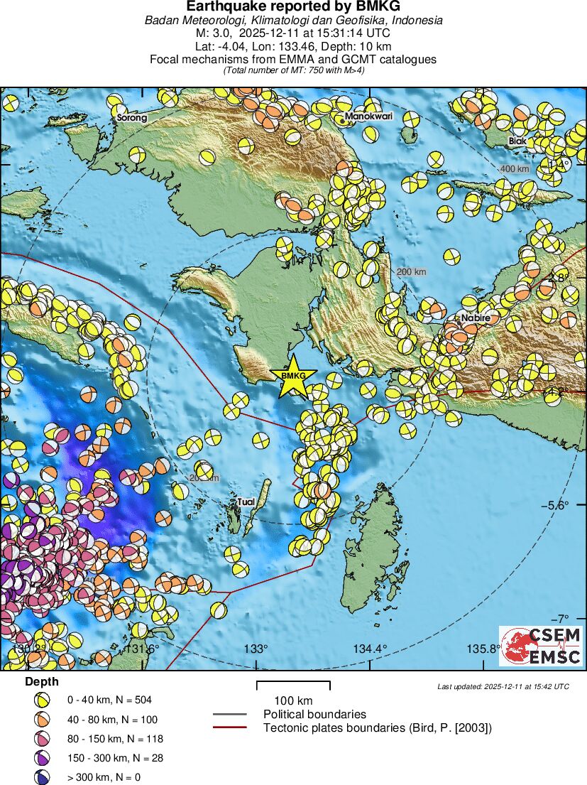 Regional moment Tensor