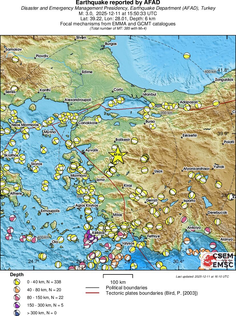 Regional moment Tensor
