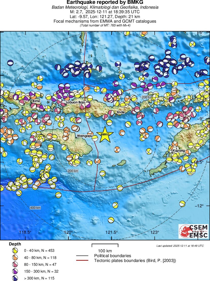 Regional moment Tensor