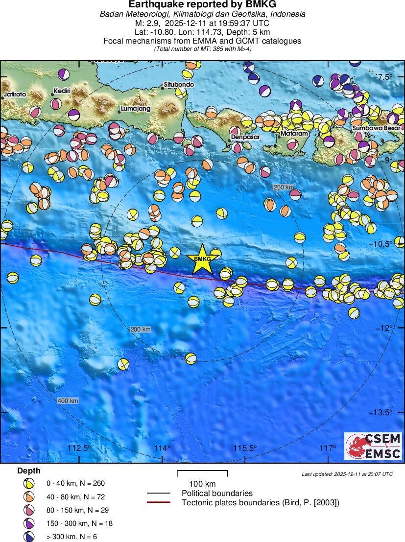 Regional moment Tensor