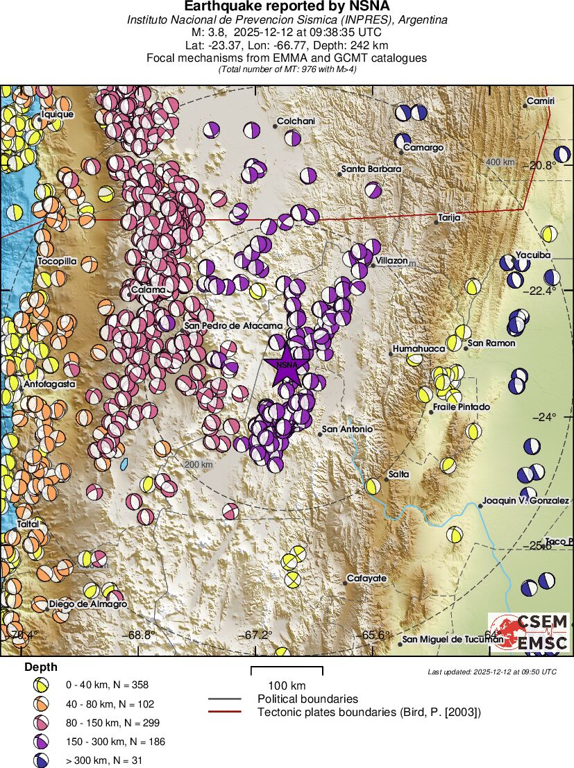Regional moment Tensor