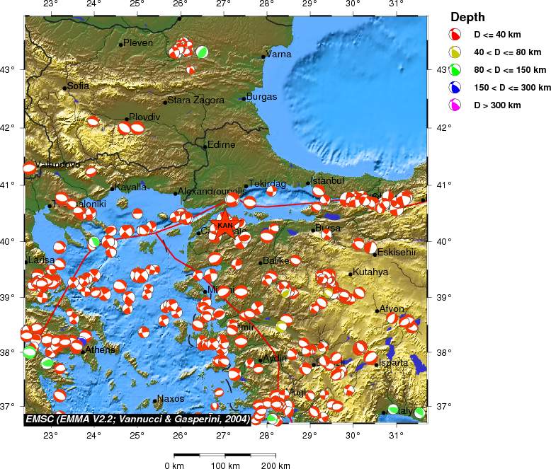 Regional moment Tensor